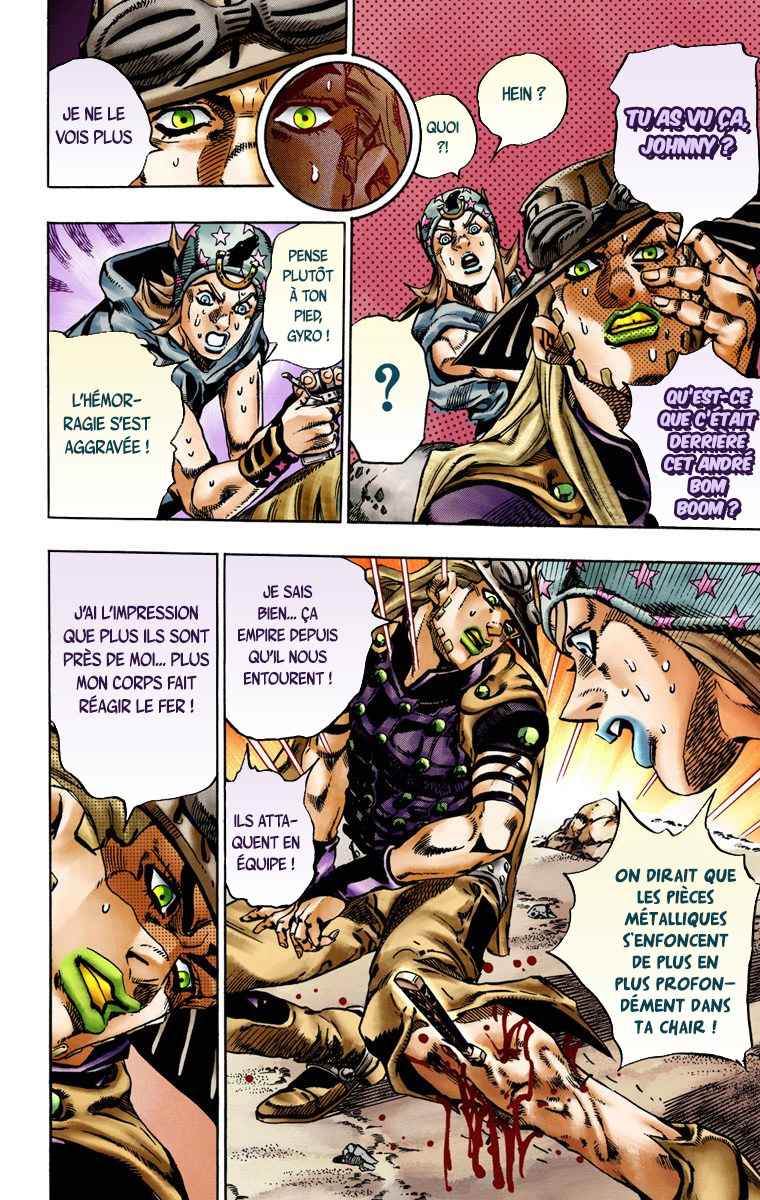 Read JoJo's Bizarre Adventure Part 7 Steel Ball Run Official Colored FR Manga Online