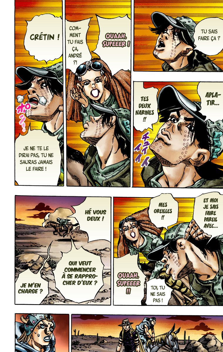 Read JoJo's Bizarre Adventure Part 7 Steel Ball Run Official Colored FR Manga Online