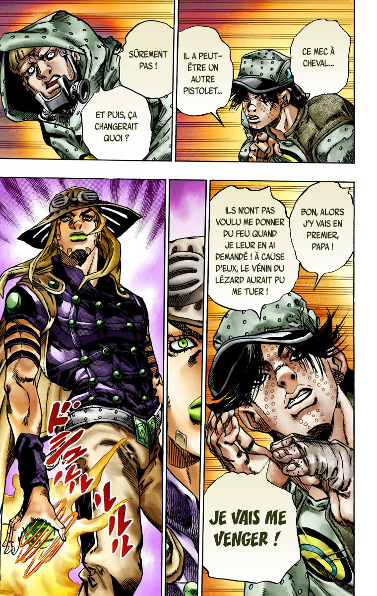 Read JoJo's Bizarre Adventure Part 7 Steel Ball Run Official Colored FR Manga Online