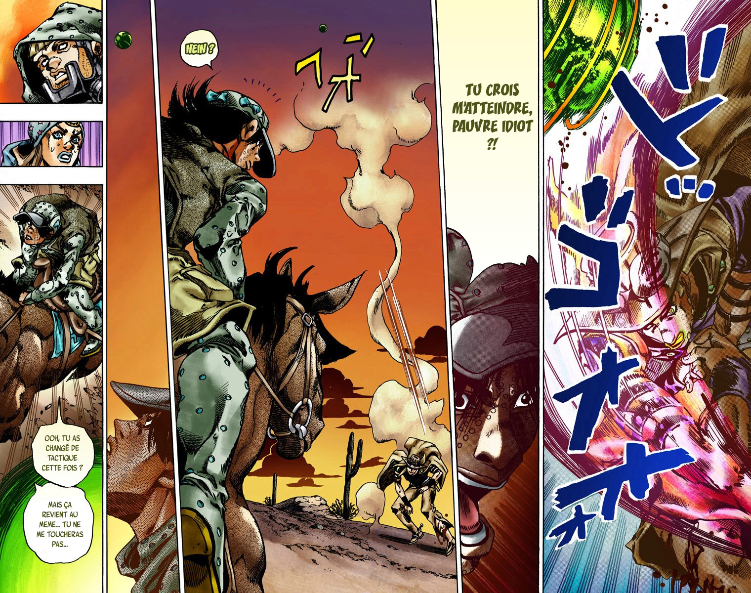 Read JoJo's Bizarre Adventure Part 7 Steel Ball Run Official Colored FR Manga Online