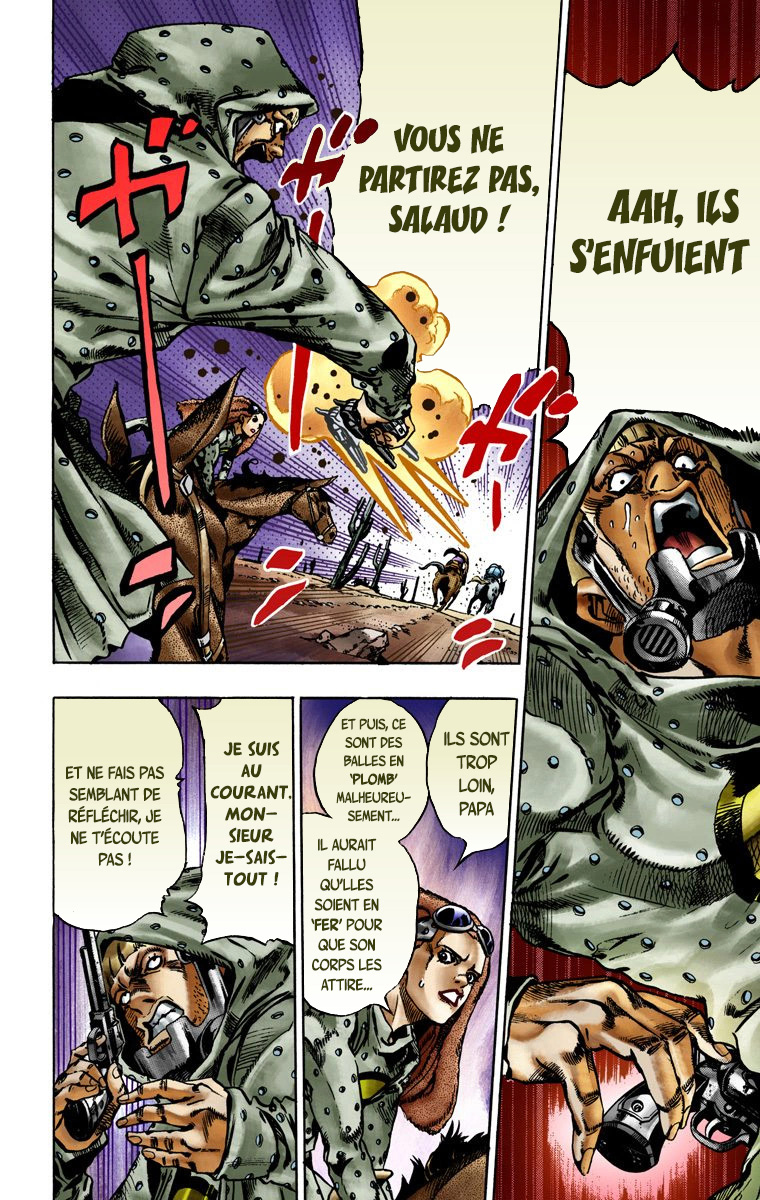 Read JoJo's Bizarre Adventure Part 7 Steel Ball Run Official Colored FR Manga Online