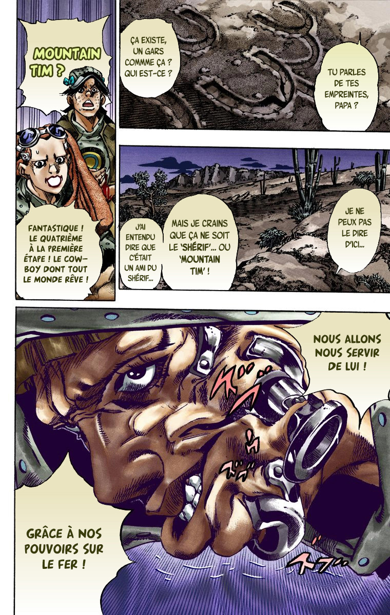 Read JoJo's Bizarre Adventure Part 7 Steel Ball Run Official Colored FR Manga Online