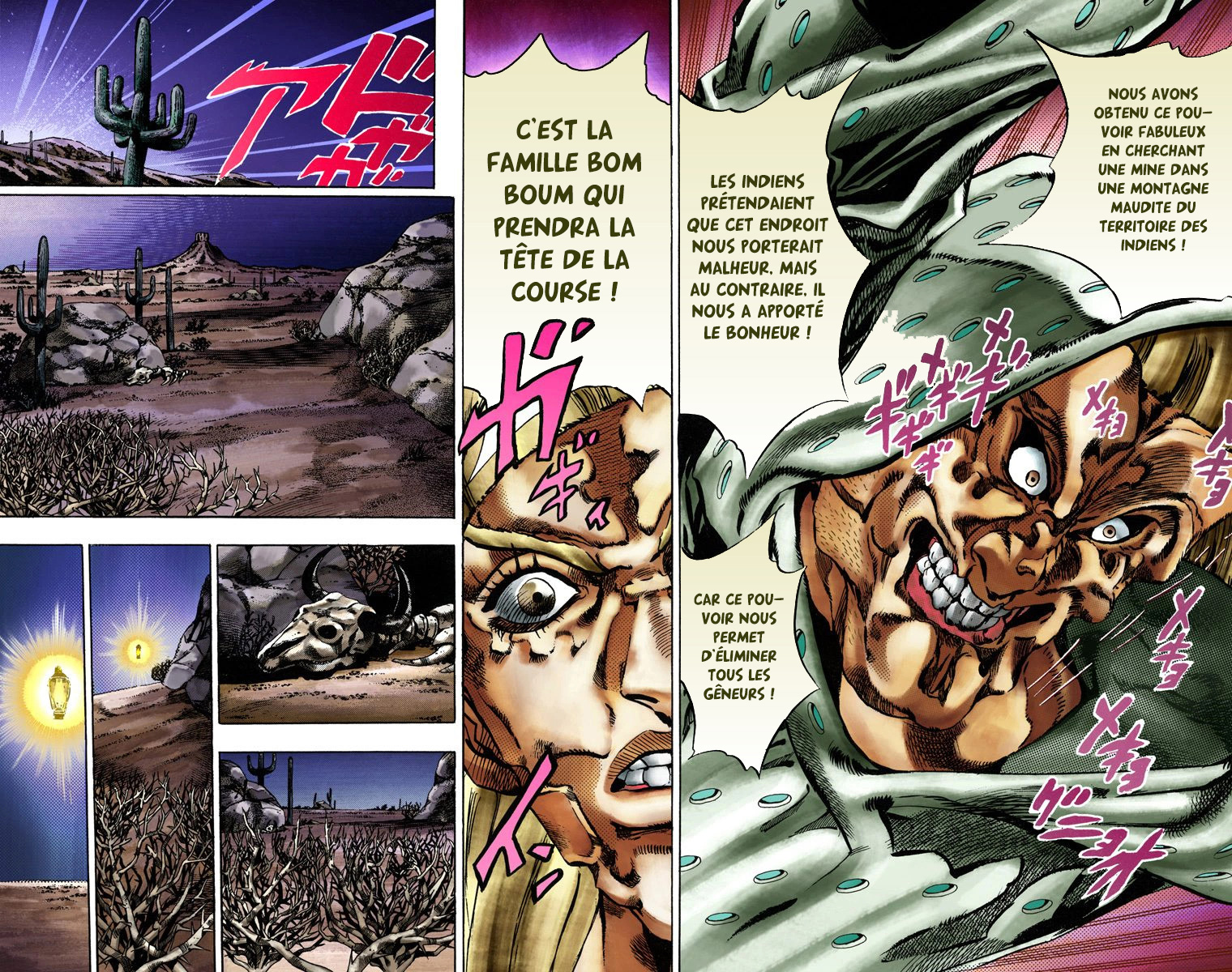 Read JoJo's Bizarre Adventure Part 7 Steel Ball Run Official Colored FR Manga Online
