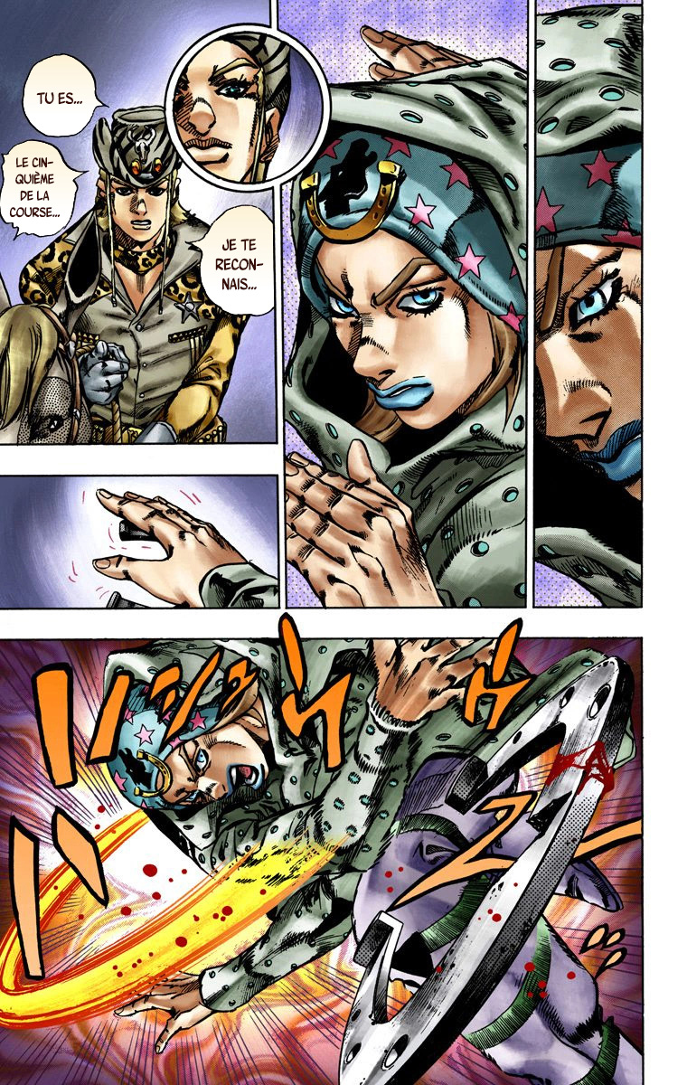 Read JoJo's Bizarre Adventure Part 7 Steel Ball Run Official Colored FR Manga Online