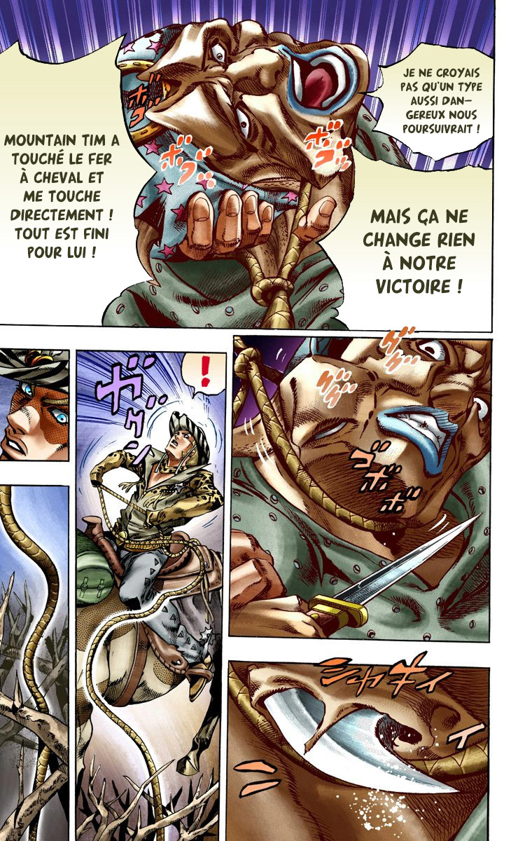 Read JoJo's Bizarre Adventure Part 7 Steel Ball Run Official Colored FR Manga Online