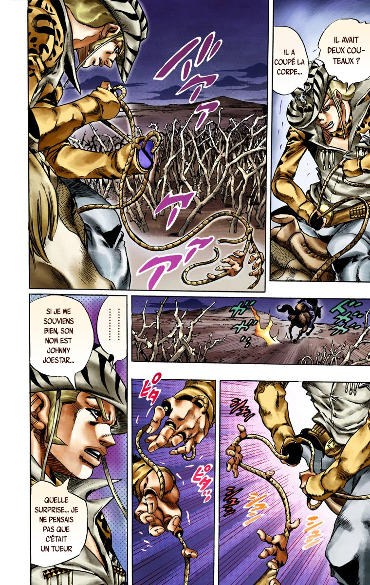 Read JoJo's Bizarre Adventure Part 7 Steel Ball Run Official Colored FR Manga Online
