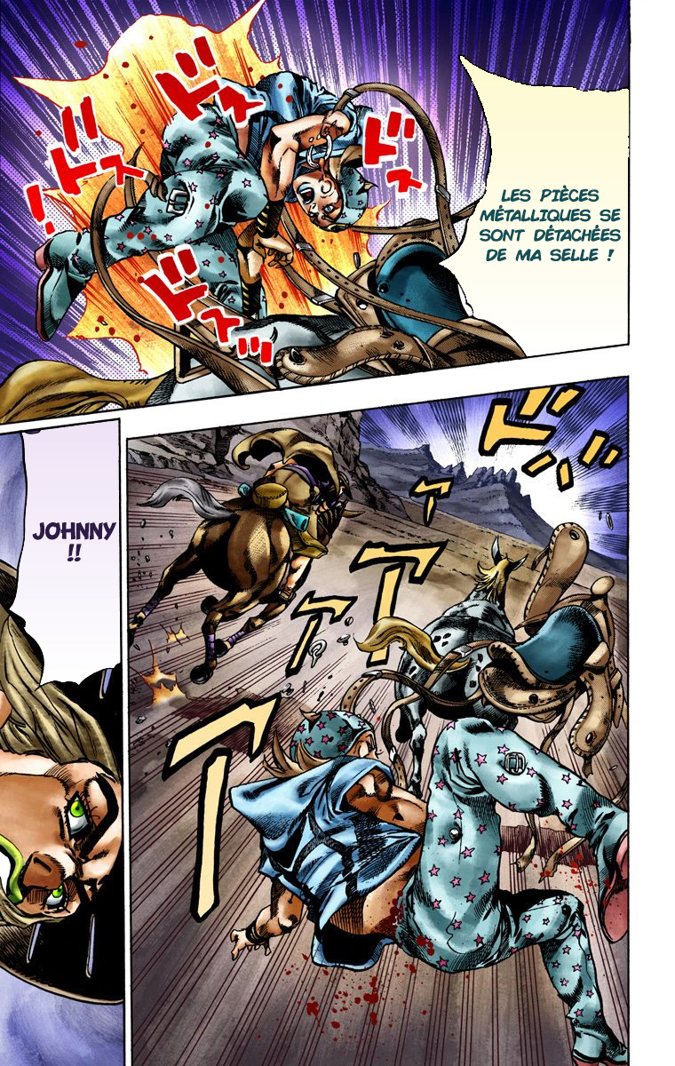 Read JoJo's Bizarre Adventure Part 7 Steel Ball Run Official Colored FR Manga Online