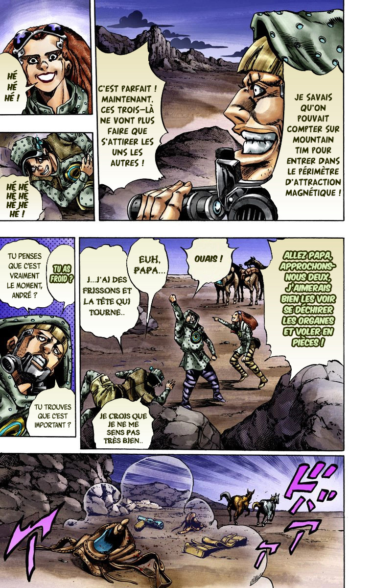 Read JoJo's Bizarre Adventure Part 7 Steel Ball Run Official Colored FR Manga Online