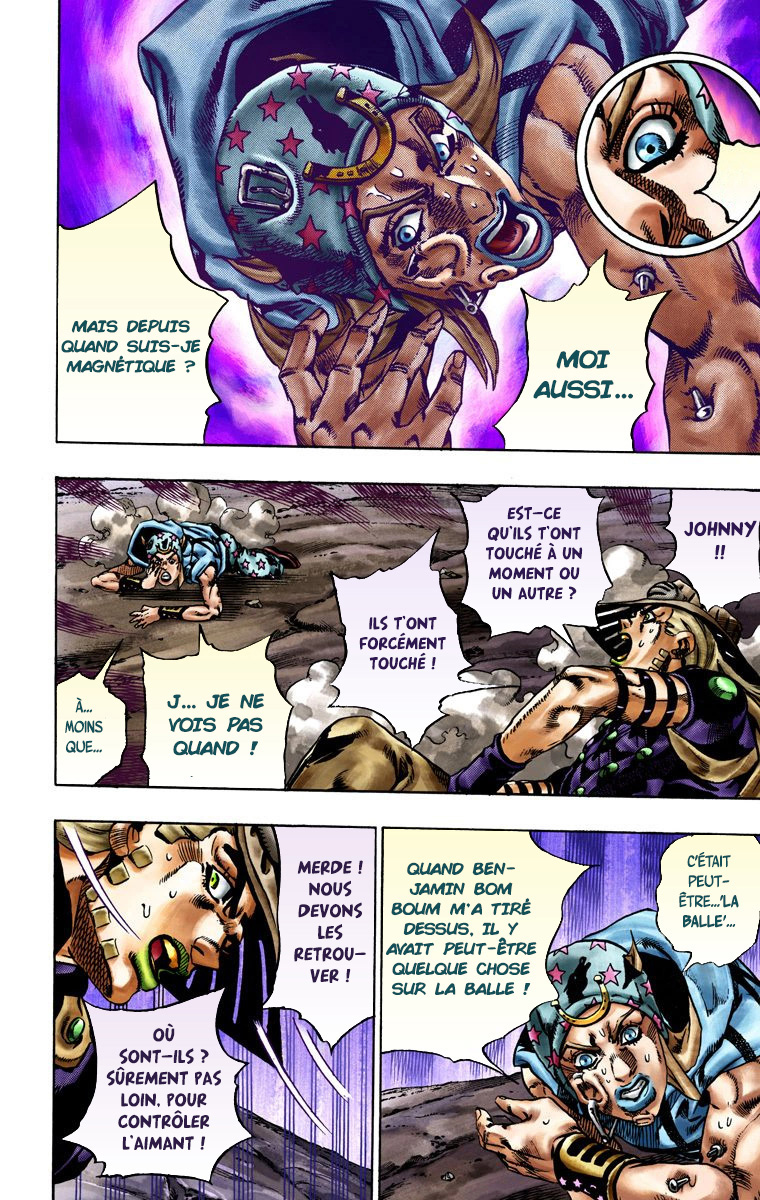 Read JoJo's Bizarre Adventure Part 7 Steel Ball Run Official Colored FR Manga Online