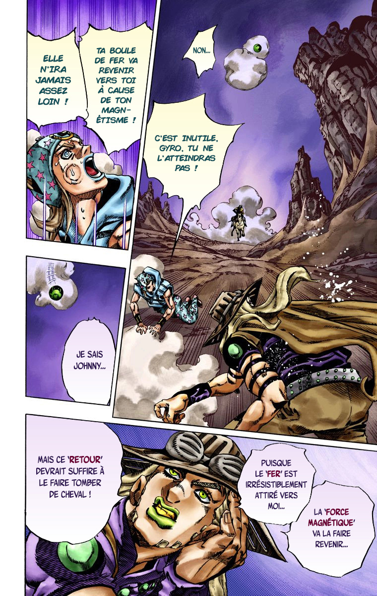 Read JoJo's Bizarre Adventure Part 7 Steel Ball Run Official Colored FR Manga Online