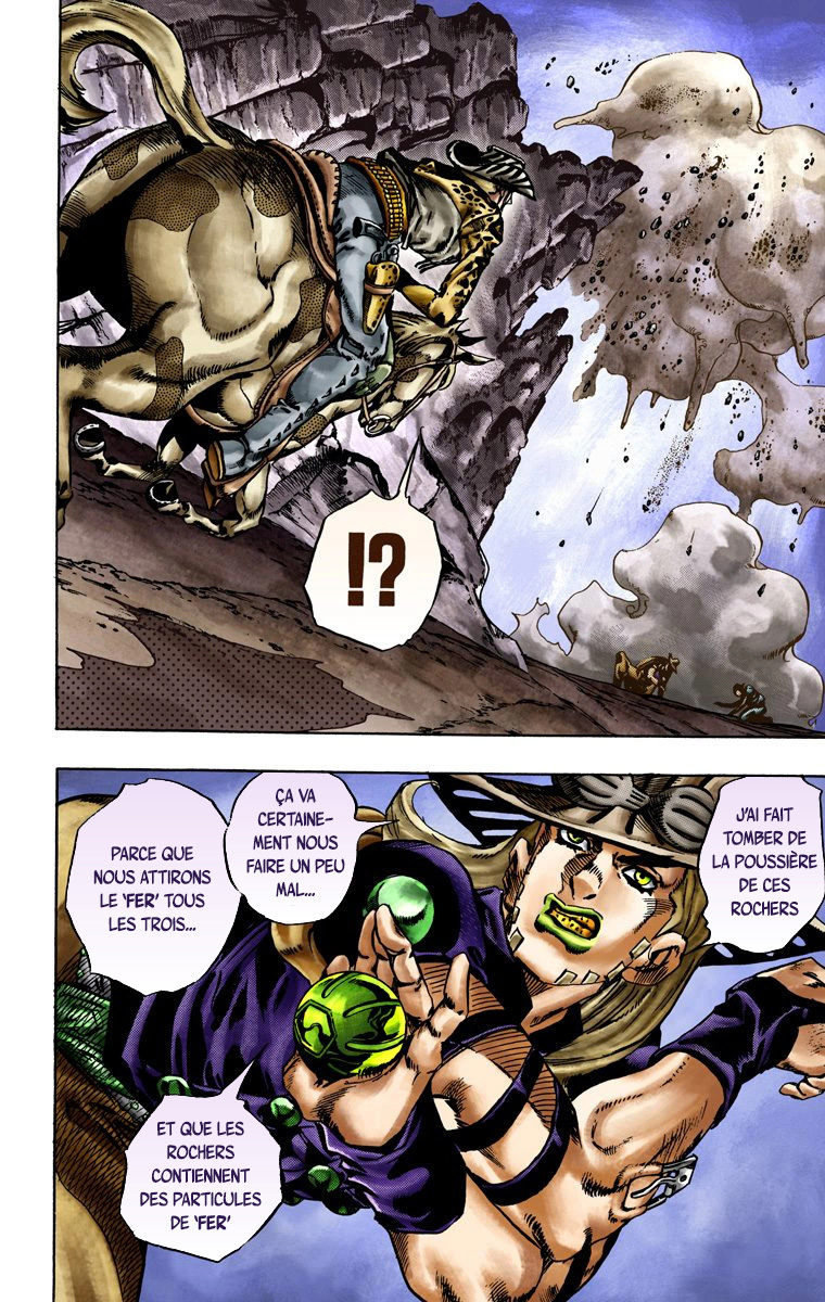 Read JoJo's Bizarre Adventure Part 7 Steel Ball Run Official Colored FR Manga Online