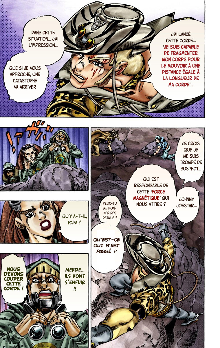 Read JoJo's Bizarre Adventure Part 7 Steel Ball Run Official Colored FR Manga Online