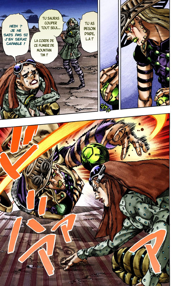Read JoJo's Bizarre Adventure Part 7 Steel Ball Run Official Colored FR Manga Online