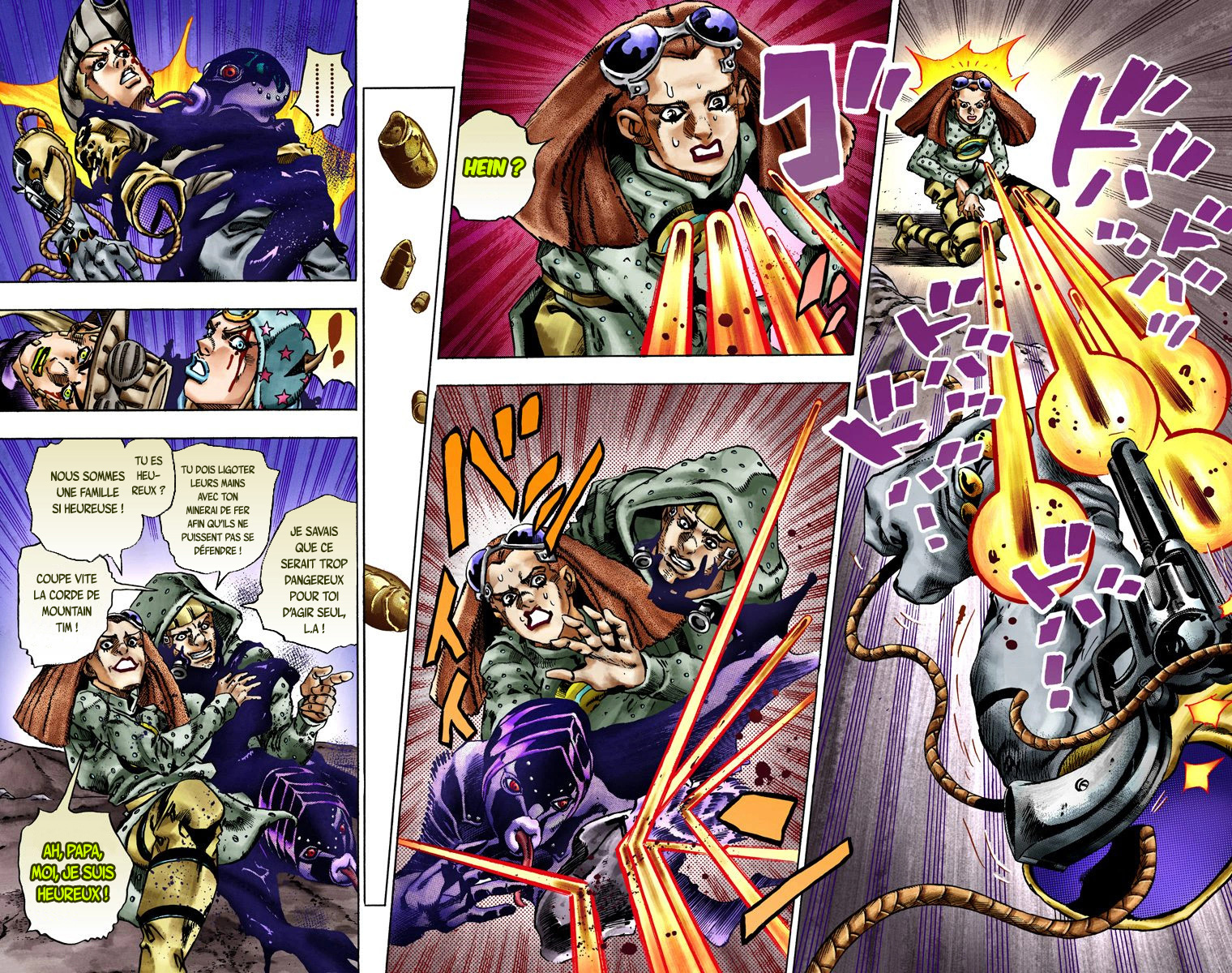 Read JoJo's Bizarre Adventure Part 7 Steel Ball Run Official Colored FR Manga Online