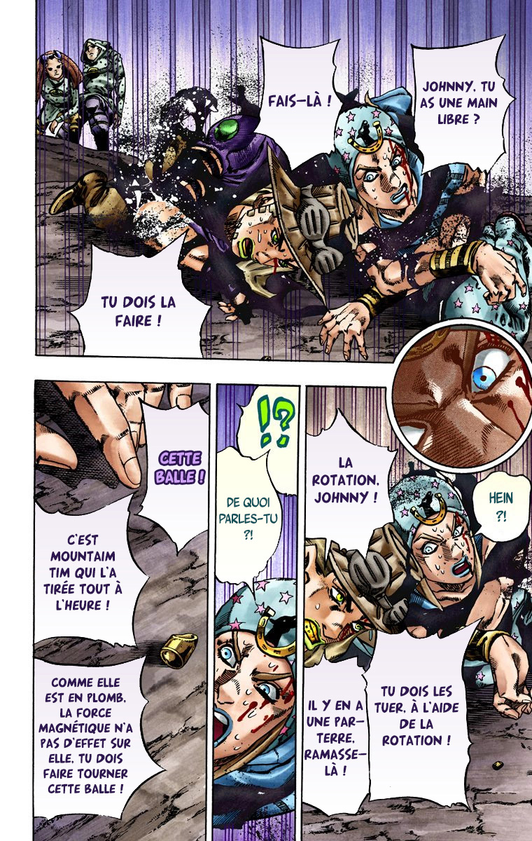 Read JoJo's Bizarre Adventure Part 7 Steel Ball Run Official Colored FR Manga Online