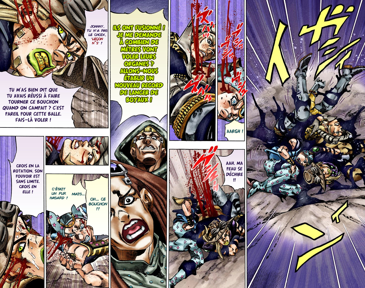 Read JoJo's Bizarre Adventure Part 7 Steel Ball Run Official Colored FR Manga Online