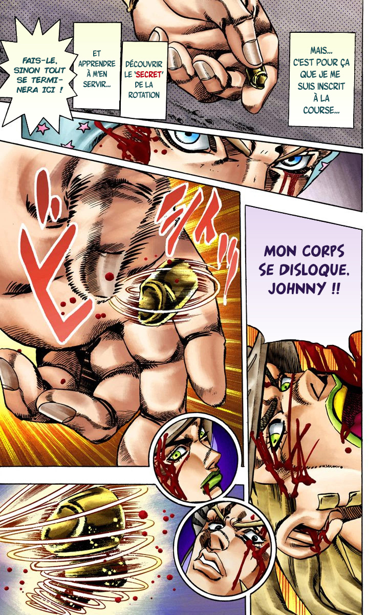 Read JoJo's Bizarre Adventure Part 7 Steel Ball Run Official Colored FR Manga Online