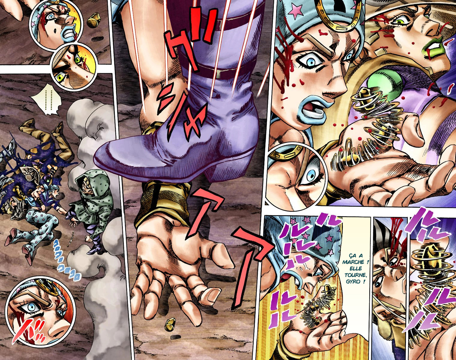 Read JoJo's Bizarre Adventure Part 7 Steel Ball Run Official Colored FR Manga Online