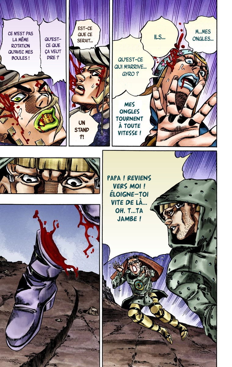 Read JoJo's Bizarre Adventure Part 7 Steel Ball Run Official Colored FR Manga Online