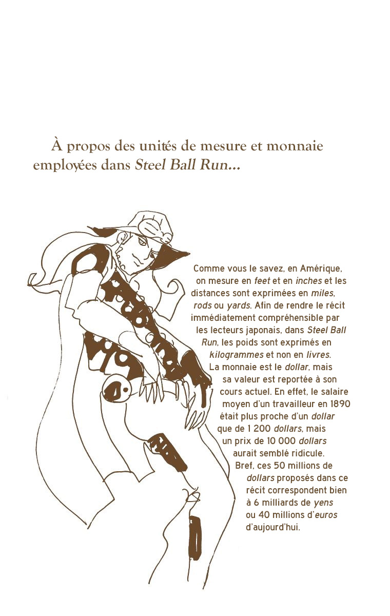Read JoJo's Bizarre Adventure Part 7 Steel Ball Run Official Colored FR Manga Online