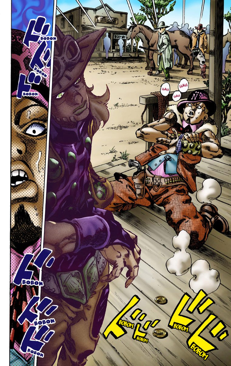 Read JoJo's Bizarre Adventure Part 7 Steel Ball Run Official Colored FR Manga Online