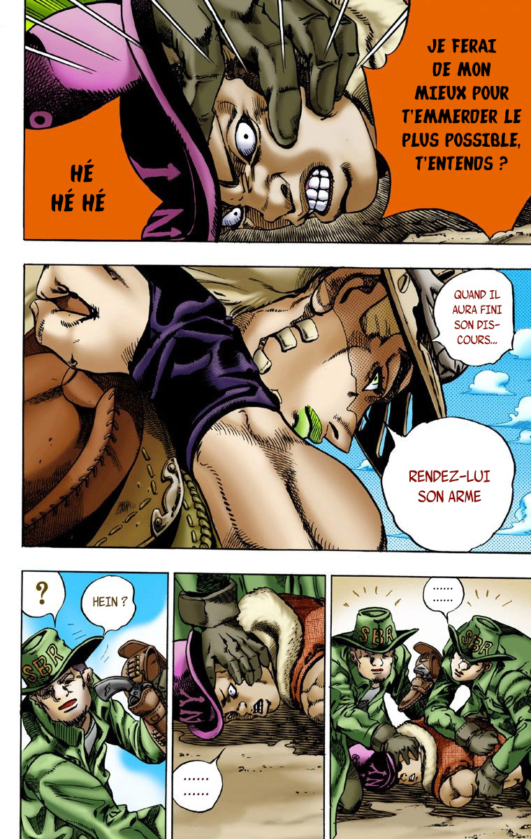Read JoJo's Bizarre Adventure Part 7 Steel Ball Run Official Colored FR Manga Online