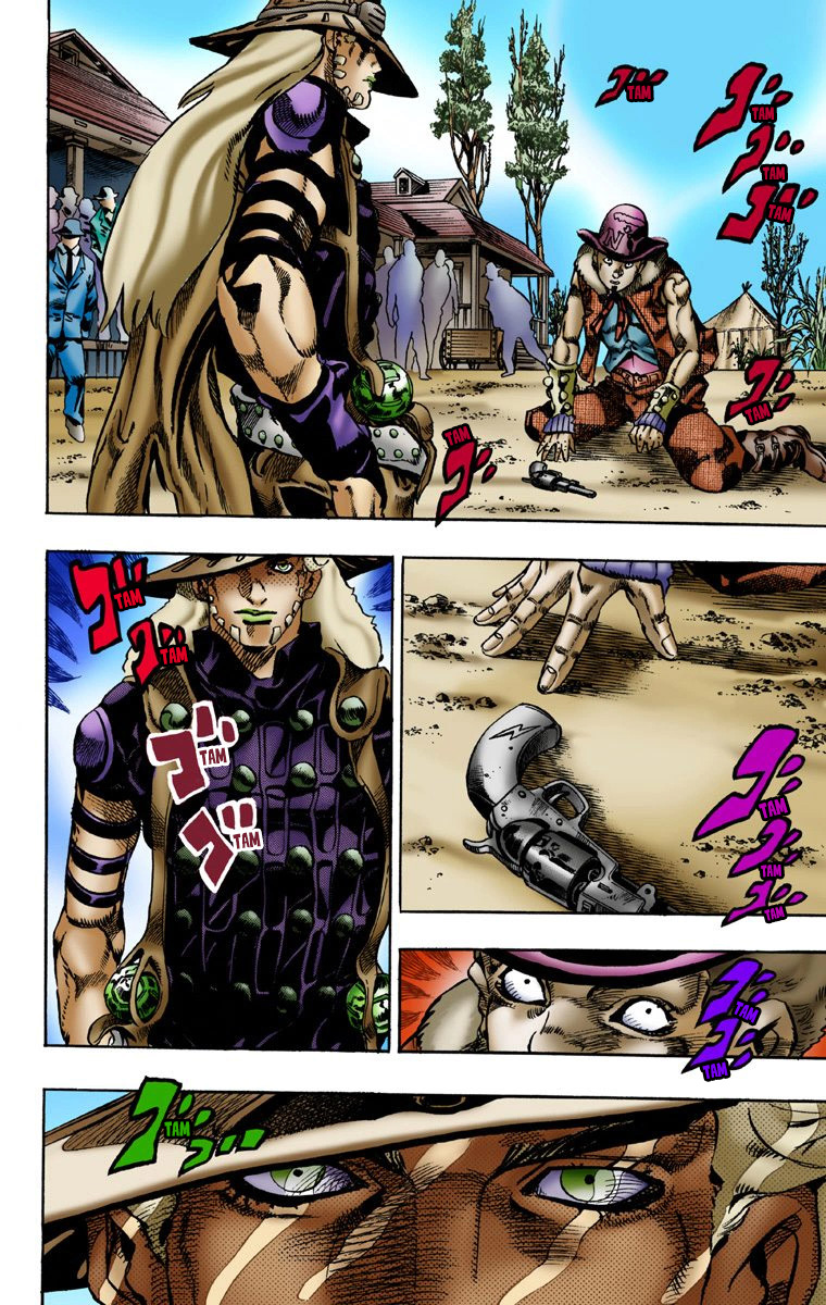 Read JoJo's Bizarre Adventure Part 7 Steel Ball Run Official Colored FR Manga Online