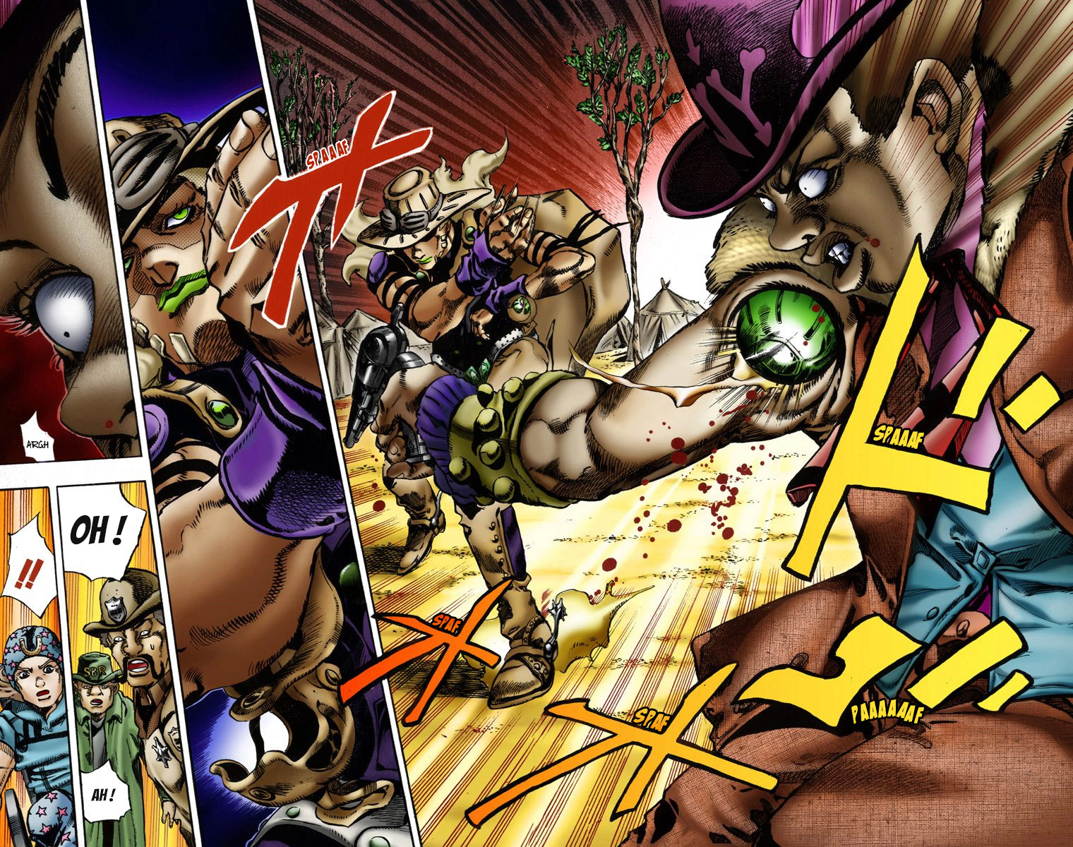 Read JoJo's Bizarre Adventure Part 7 Steel Ball Run Official Colored FR Manga Online