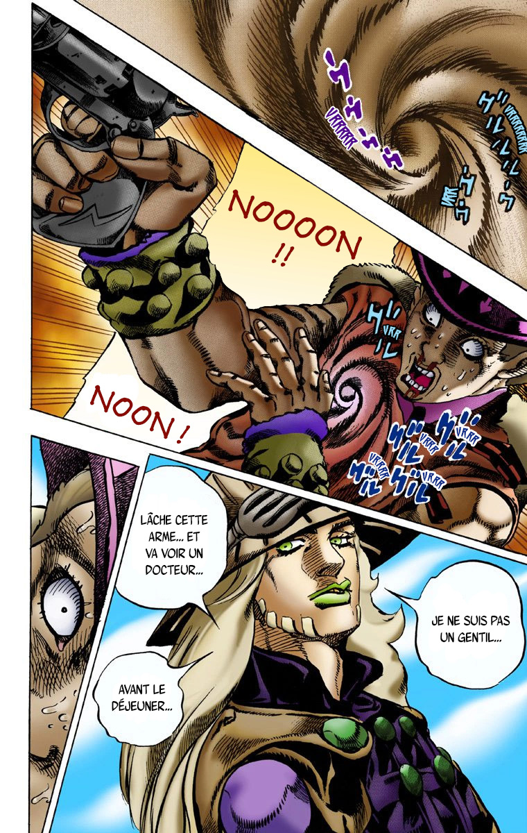 Read JoJo's Bizarre Adventure Part 7 Steel Ball Run Official Colored FR Manga Online
