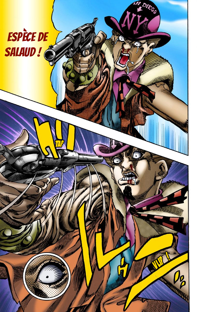 Read JoJo's Bizarre Adventure Part 7 Steel Ball Run Official Colored FR Manga Online