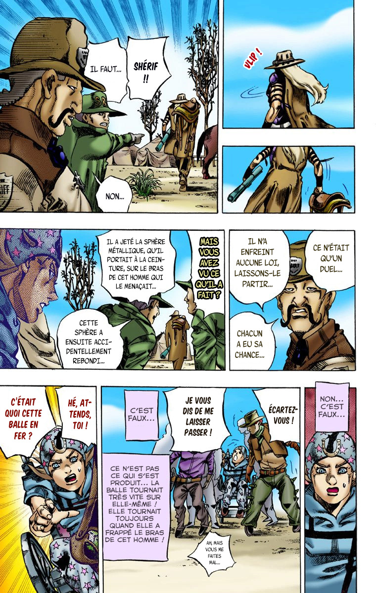 Read JoJo's Bizarre Adventure Part 7 Steel Ball Run Official Colored FR Manga Online