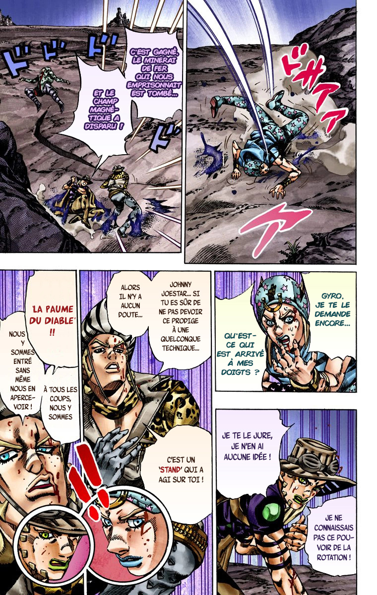 Read JoJo's Bizarre Adventure Part 7 Steel Ball Run Official Colored FR Manga Online