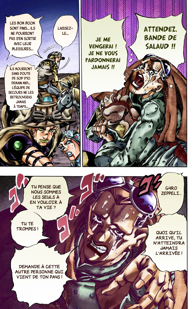 Read JoJo's Bizarre Adventure Part 7 Steel Ball Run Official Colored FR Manga Online
