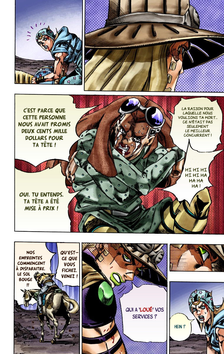 Read JoJo's Bizarre Adventure Part 7 Steel Ball Run Official Colored FR Manga Online