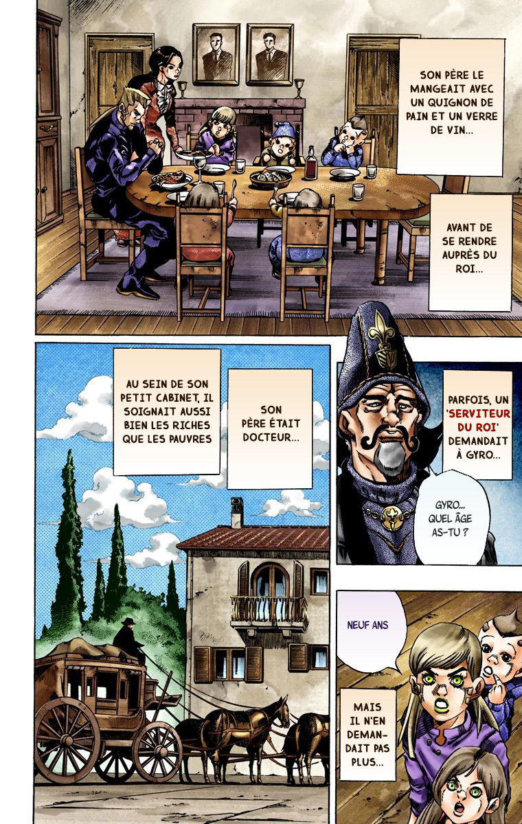 Read JoJo's Bizarre Adventure Part 7 Steel Ball Run Official Colored FR Manga Online