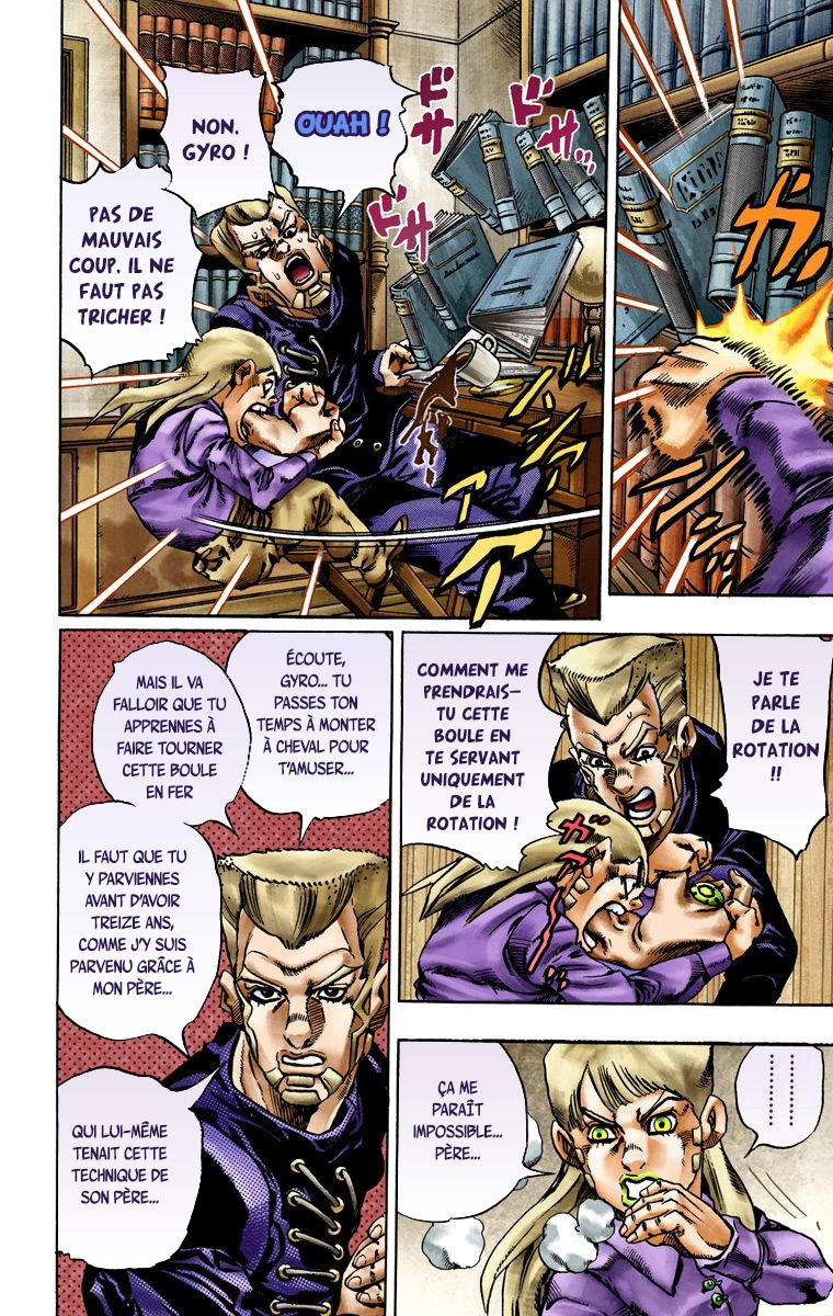 Read JoJo's Bizarre Adventure Part 7 Steel Ball Run Official Colored FR Manga Online
