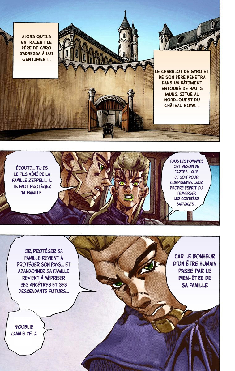 Read JoJo's Bizarre Adventure Part 7 Steel Ball Run Official Colored FR Manga Online
