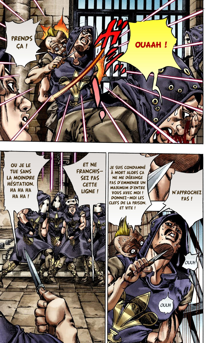 Read JoJo's Bizarre Adventure Part 7 Steel Ball Run Official Colored FR Manga Online