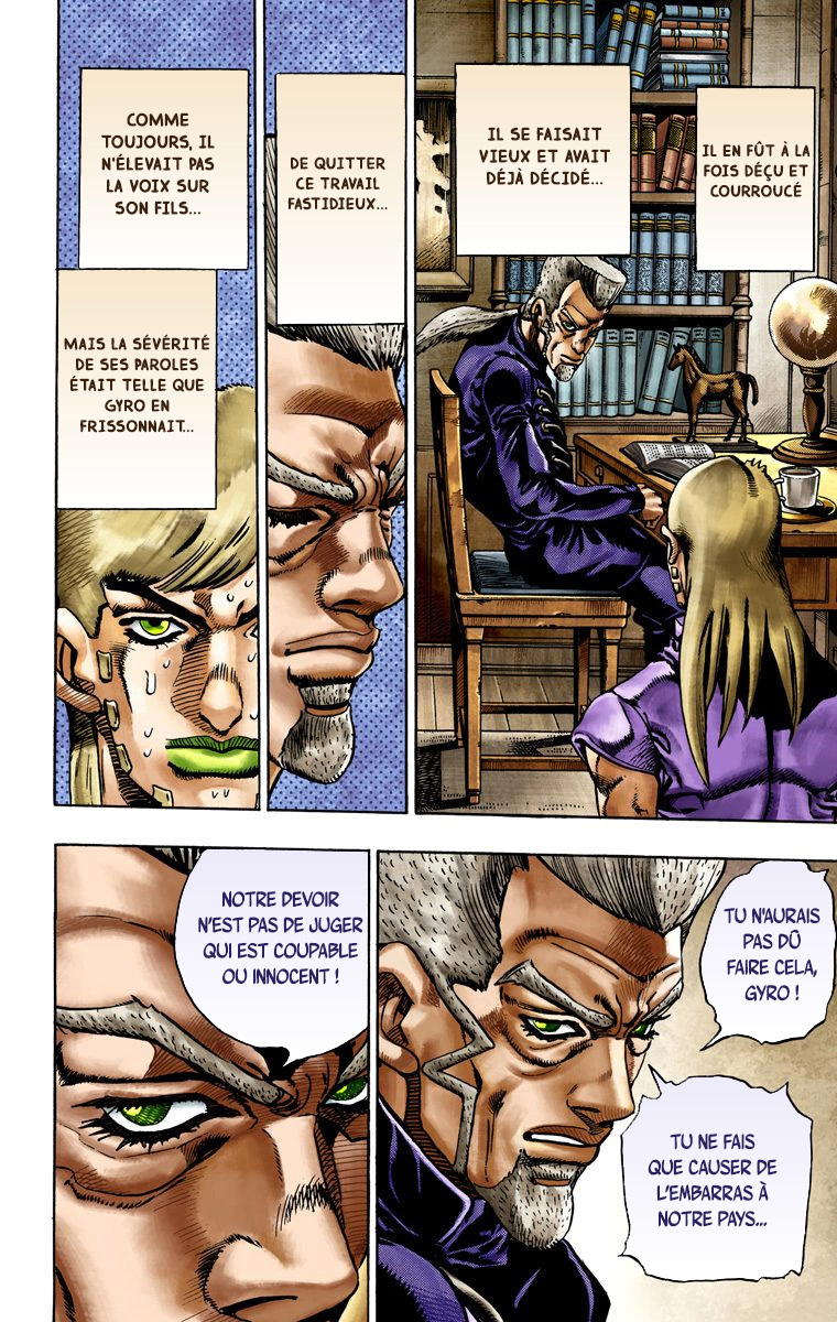 Read JoJo's Bizarre Adventure Part 7 Steel Ball Run Official Colored FR Manga Online