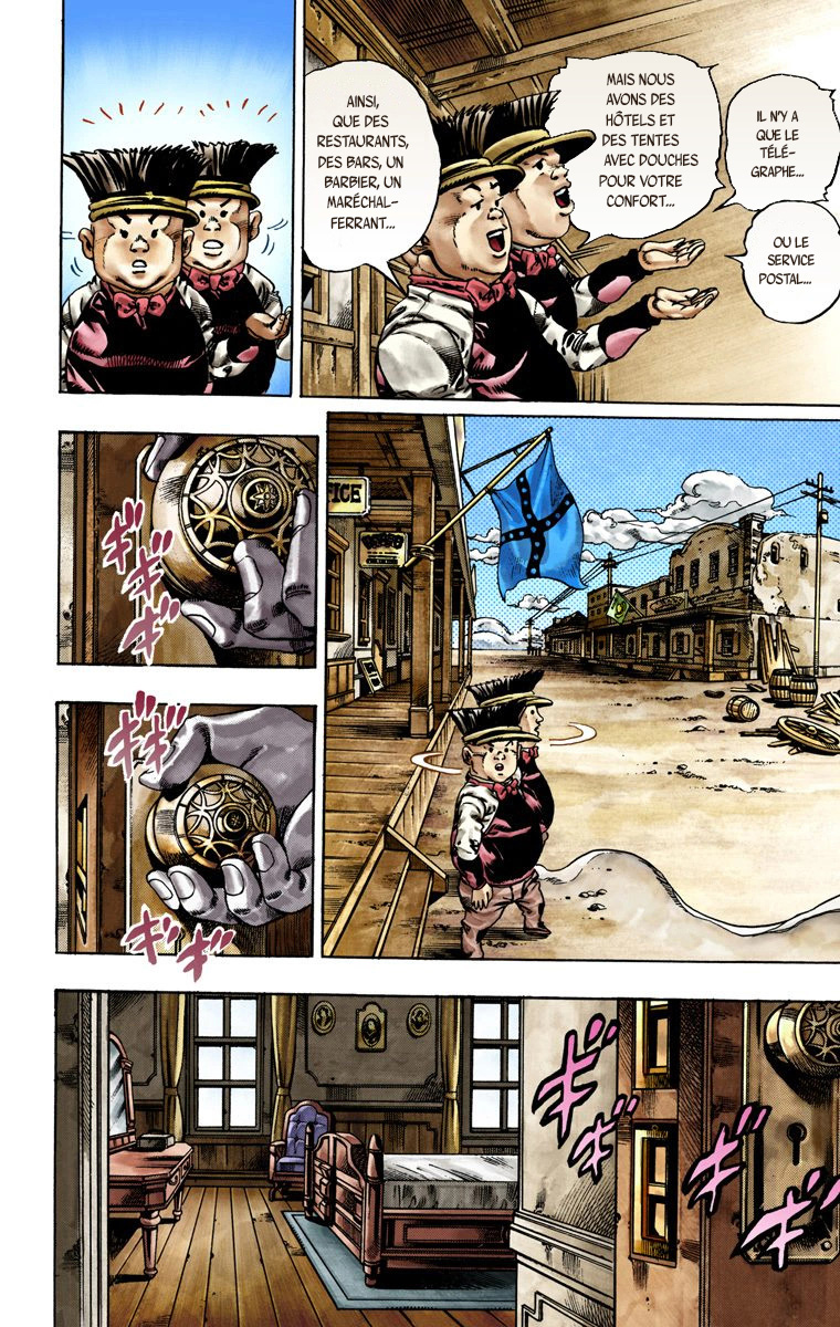 Read JoJo's Bizarre Adventure Part 7 Steel Ball Run Official Colored FR Manga Online