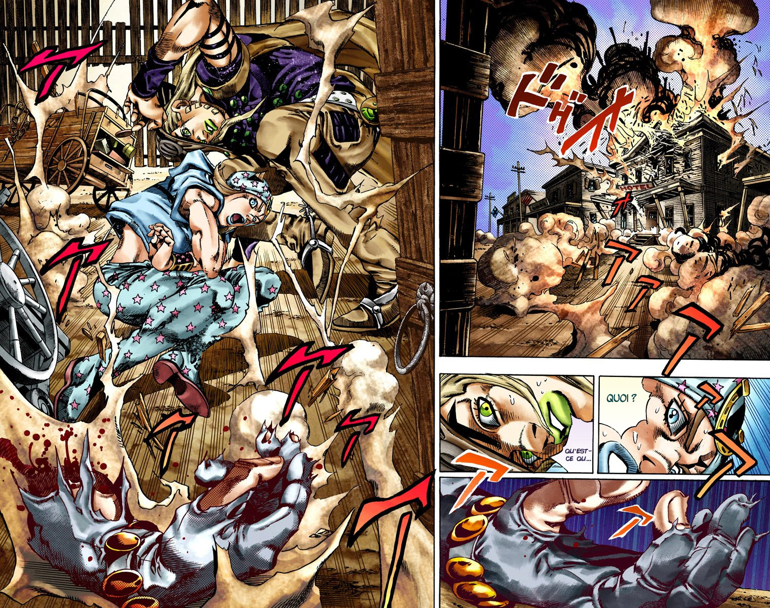 Read JoJo's Bizarre Adventure Part 7 Steel Ball Run Official Colored FR Manga Online