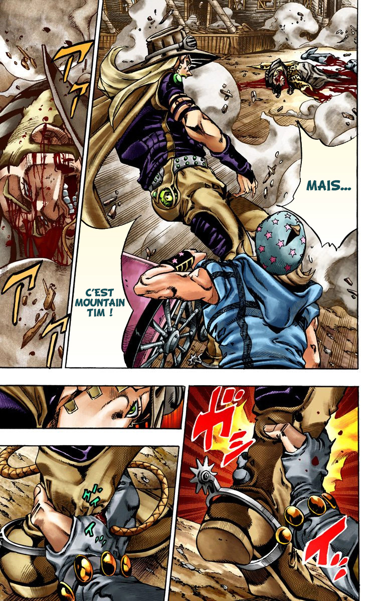 Read JoJo's Bizarre Adventure Part 7 Steel Ball Run Official Colored FR Manga Online