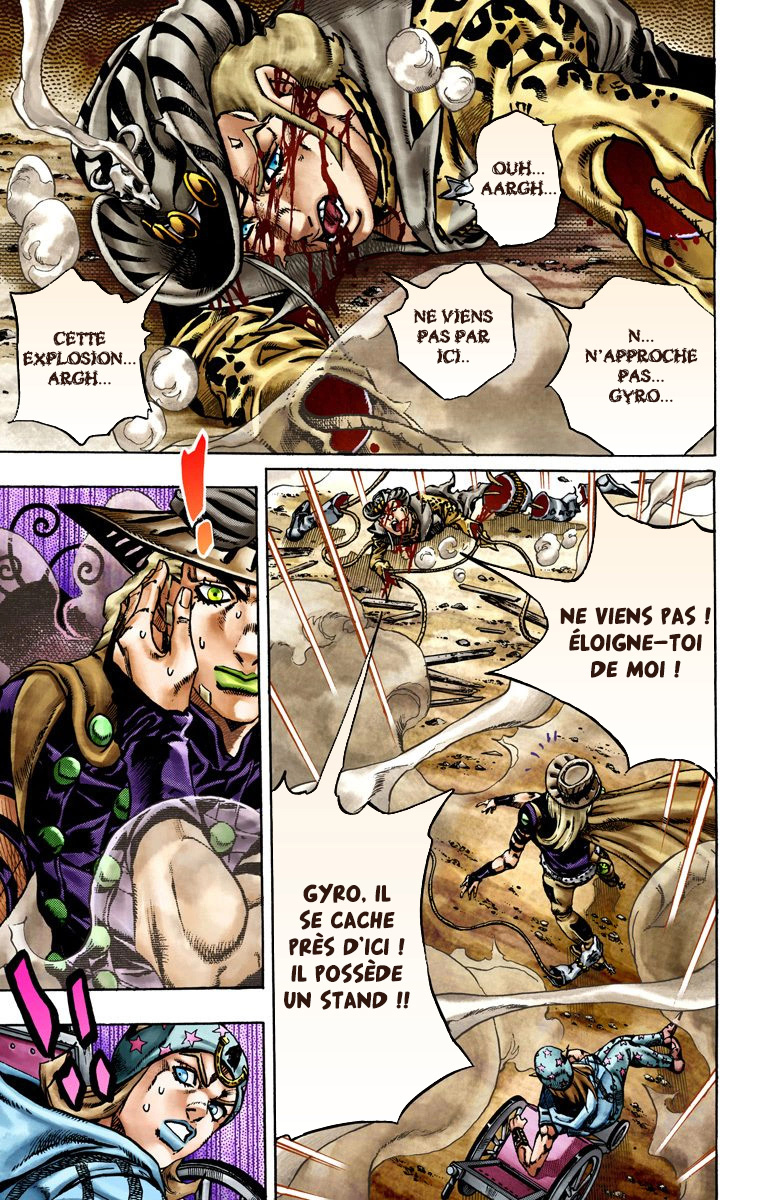Read JoJo's Bizarre Adventure Part 7 Steel Ball Run Official Colored FR Manga Online