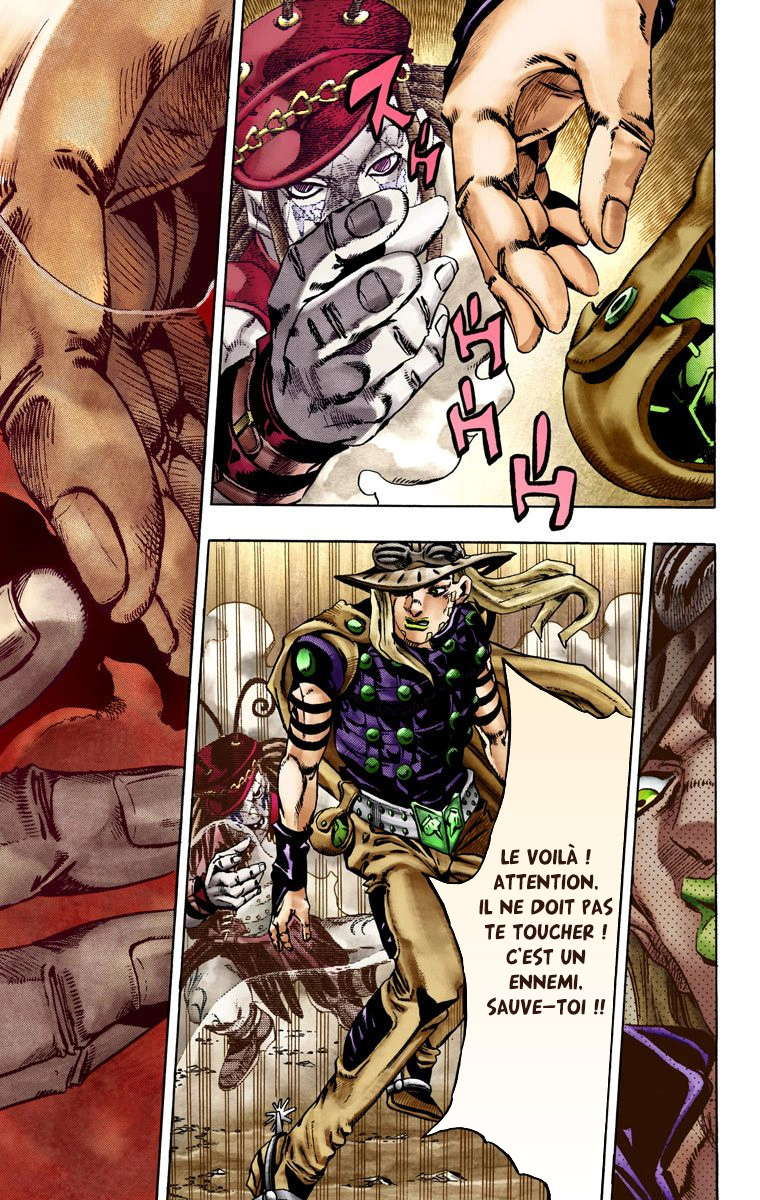 Read JoJo's Bizarre Adventure Part 7 Steel Ball Run Official Colored FR Manga Online