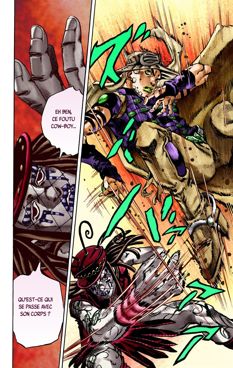 Read JoJo's Bizarre Adventure Part 7 Steel Ball Run Official Colored FR Manga Online