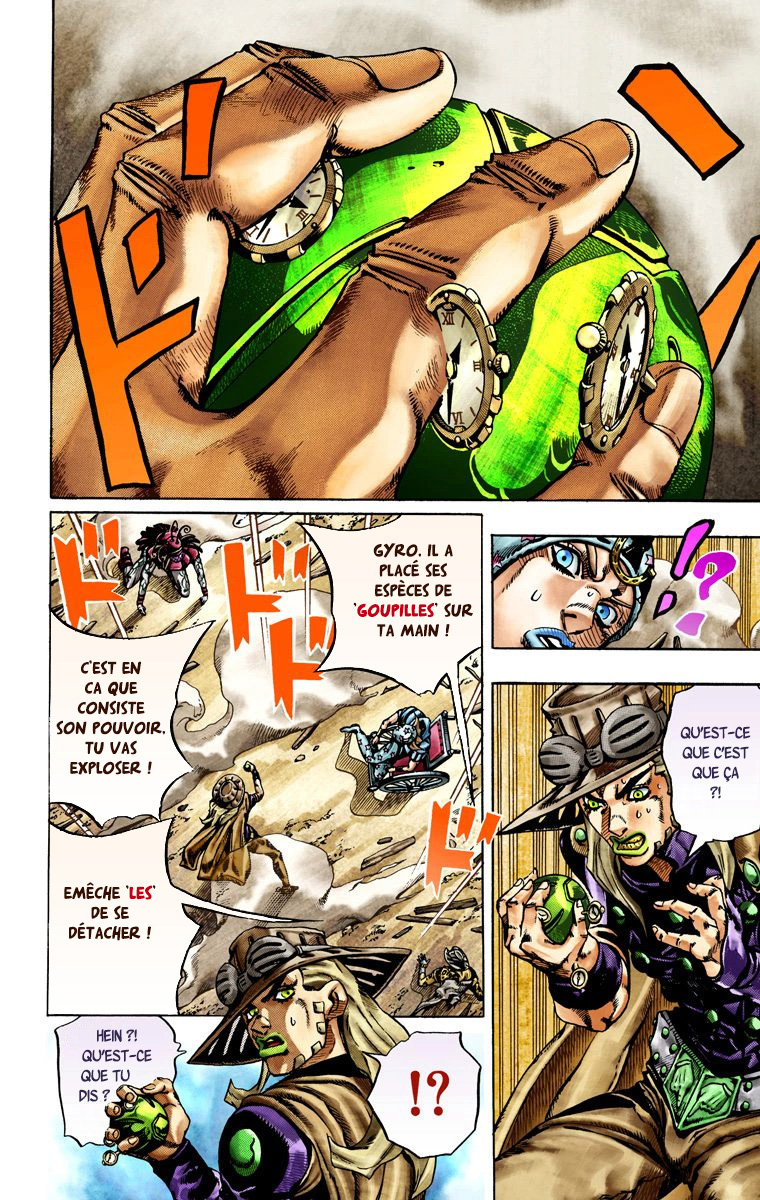 Read JoJo's Bizarre Adventure Part 7 Steel Ball Run Official Colored FR Manga Online