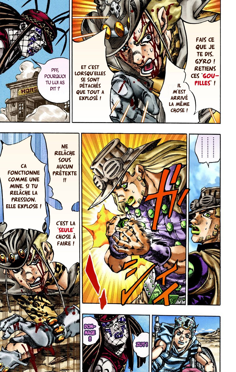 Read JoJo's Bizarre Adventure Part 7 Steel Ball Run Official Colored FR Manga Online
