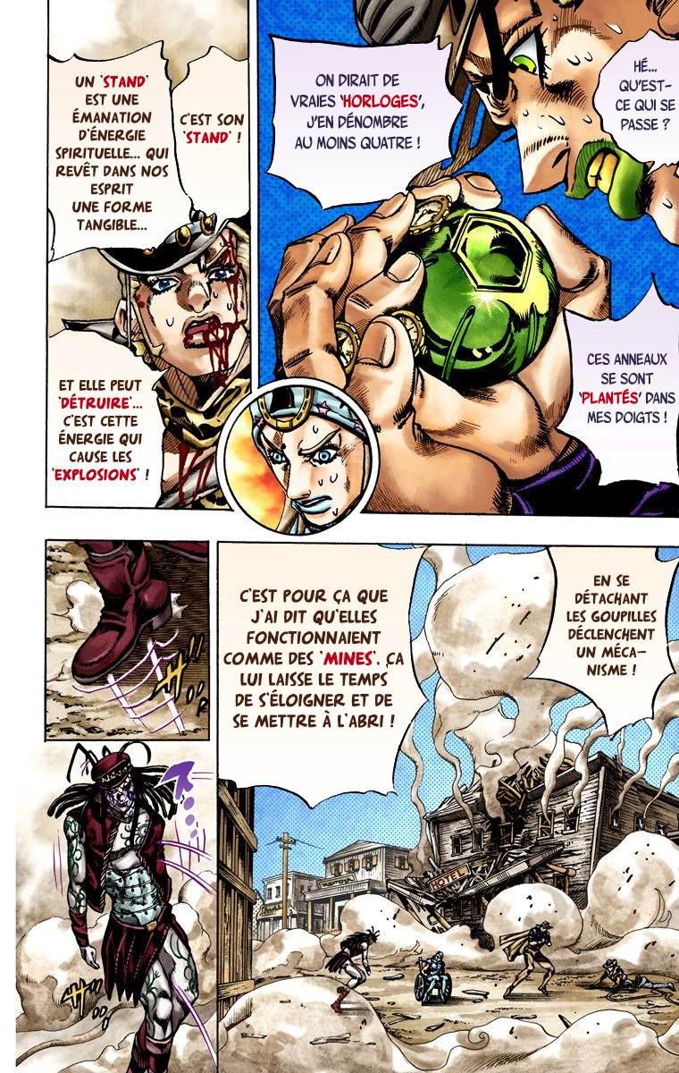 Read JoJo's Bizarre Adventure Part 7 Steel Ball Run Official Colored FR Manga Online