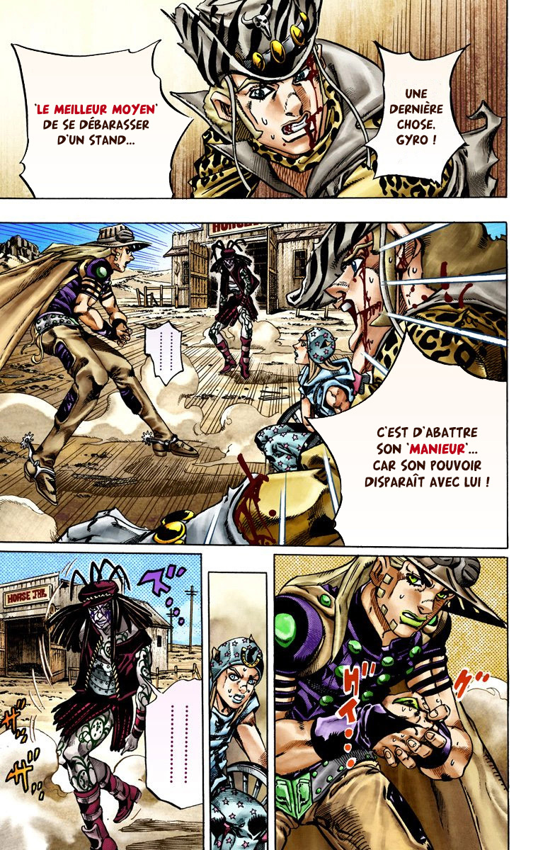 Read JoJo's Bizarre Adventure Part 7 Steel Ball Run Official Colored FR Manga Online