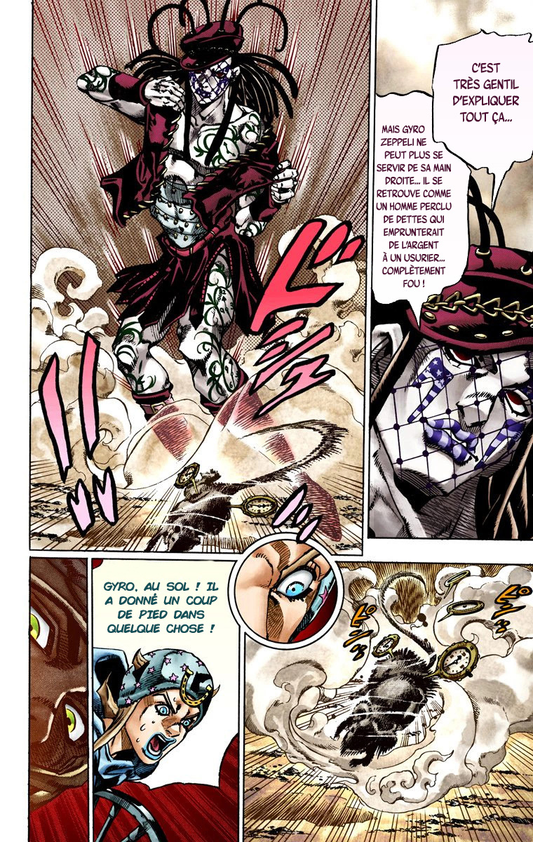 Read JoJo's Bizarre Adventure Part 7 Steel Ball Run Official Colored FR Manga Online